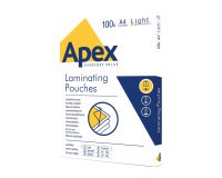 Pochette de plastification Apex A4 2 x 70 µ brillantes – Boîte de 100