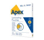 Pochette de plastification Apex A4 2 x 90 µ brillantes – Boîte de 100