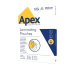 Pochette de plastification Apex A3 2 x 115 µ brillantes – Boîte de 100