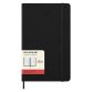 Agenda giornaliera 12 mesi con copertina rigida colore nero Moleskine L 13 × 21 cm