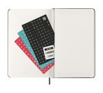 Agenda giornaliera 12 mesi con copertina rigida colore nero Moleskine L 13 × 21 cm