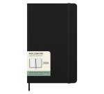 Agenda settimanale 12 mesi con copertina rigida colore nero Moleskine formato L 13 x 21 cm