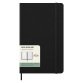 Agenda settimanale 12 mesi con copertina rigida colore nero Moleskine formato L 13 x 21 cm