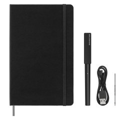 En_set per scrittura smart moleskine nero