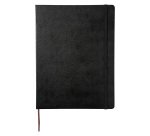 Blocco note con copertina rigida colore nero a righe 240 pagine Moleskine Classic XL 19 × 25 cm