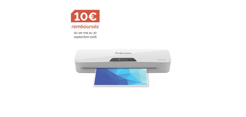 Plastifieuse Pixel A3 Fellowes