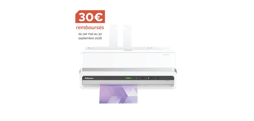 Plastifieuse Jupiter LX A3 Fellowes