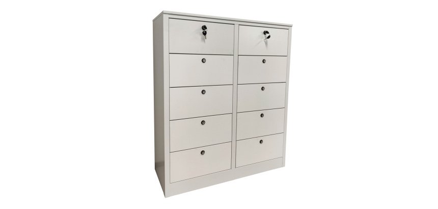 Armadio cartelliera / casellario monoblocco 10 caselle