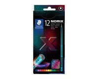 Crayon de couleur Staedtler Norix 186 - Pochette de 12