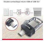 Memoria USB 32 GB SanDisk Ultra Dual M3.0 USB-A 3.0/Micro-USB (SDDD3-032G-G46)