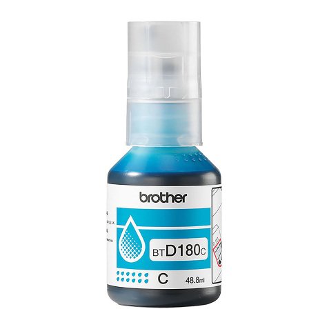 BROER inktfles BTD180 met aparte kleuren voor inkttankprinter