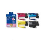 BROTHER LC527XL Pack 4 cartouches haute capacité cyan, magenta, jaune, noir pour imprimante jet d'encre