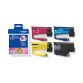 <strong>BROTHER LC527XL Pack 4 high capacity cyan, magenta, yellow, black cartridges for inkjet printer</strong>