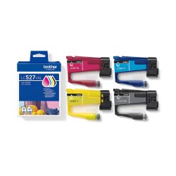 LC527VAL Pack de cartouches d'encre originales Brother - Cyan / Magenta / Jaune / Noir
