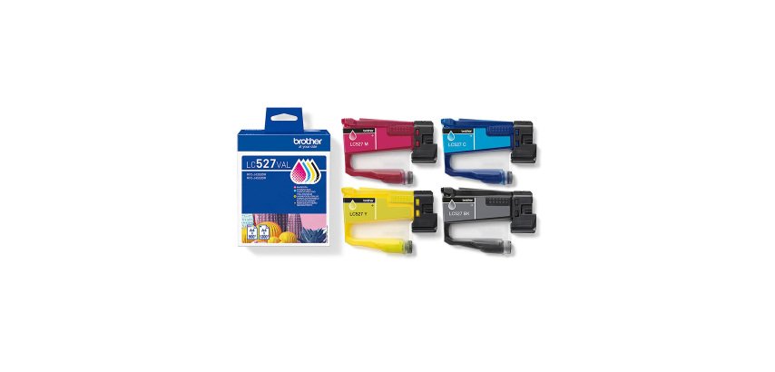 BROTHER LC527 VAL - Pack de cartouches d'encre originales Brother - Cyan / Magenta / Jaune / Noir