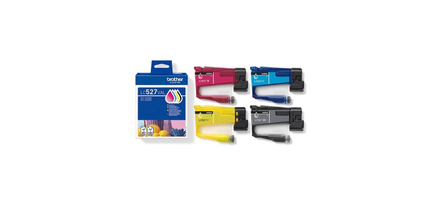 LC527VAL Pack de cartouches d'encre originales Brother - Cyan / Magenta / Jaune / Noir