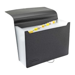 Uittrekbare sorteerder met 12 vakken van Rapesco - 33 x 24 cm