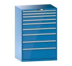 Armoire à tiroirs Lista 54 x 36E  H 145 x L 102,3 x P 72,5 cm 9 tiroirs Key Lock