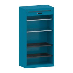 LISTA - Armoire à rideau (HxLxP) 195 x 100 x 58 cm KEY Lock R5012