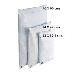 Pochette plastique d'expédition 23 x 32,5 cm - Paquet de 100