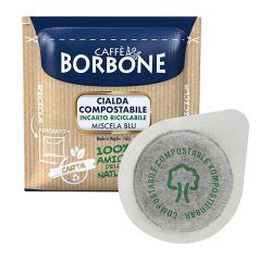 Caffè Borbone Cialde ESE 44 mm - compostabili - Miscela BLU - 50 pz