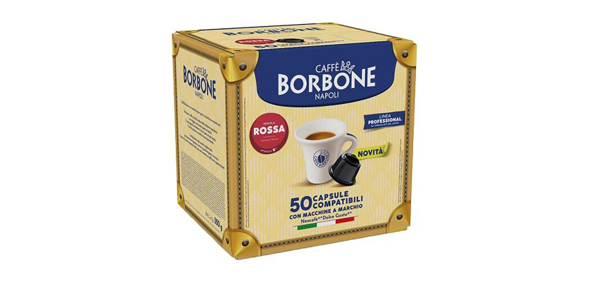 Caffè Borbone - Capsule compatibili Dolce Gusto - Miscela RED - 50 pz