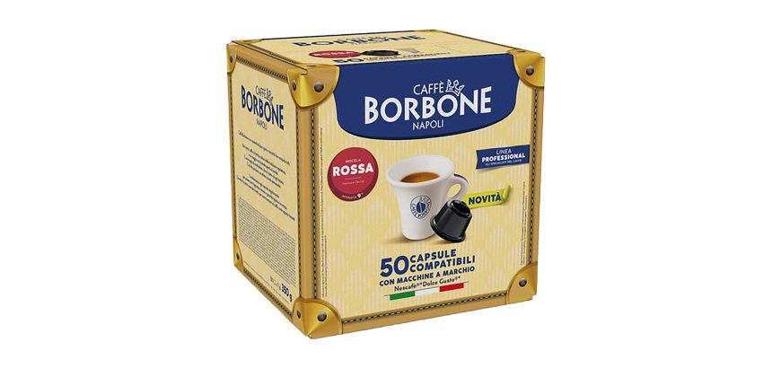 Caffè Borbone - Capsule compatibili Dolce Gusto - Miscela RED - 50 pz