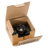 Boîte postale kraft brun simple cannelure H 8 x L 10 x P 12 cm