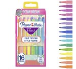 Stylo feutre Papermate Flair Ocean Dream écriture moyenne - Pochette de 16