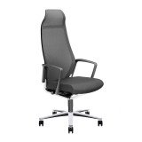 En_poltrona direz zuco selvio mesh no base cromat