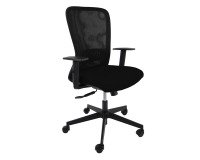 Sedia ergonomica Eris Unisit con schienale in rete nero