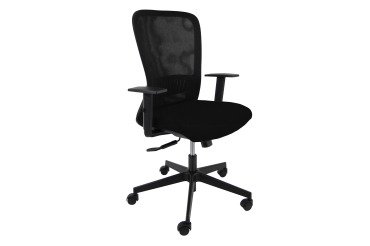 Sedia ergonomica Eris Unisit con schienale in rete nero
