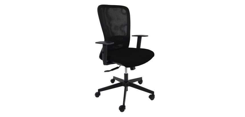 Sedia ergonomica Eris Unisit con schienale in rete nero