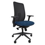 Sedia ergonomica Argo Unisit con schienale in rete nero