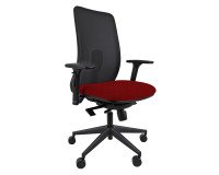 En_sedia ergonomica argo rosso
