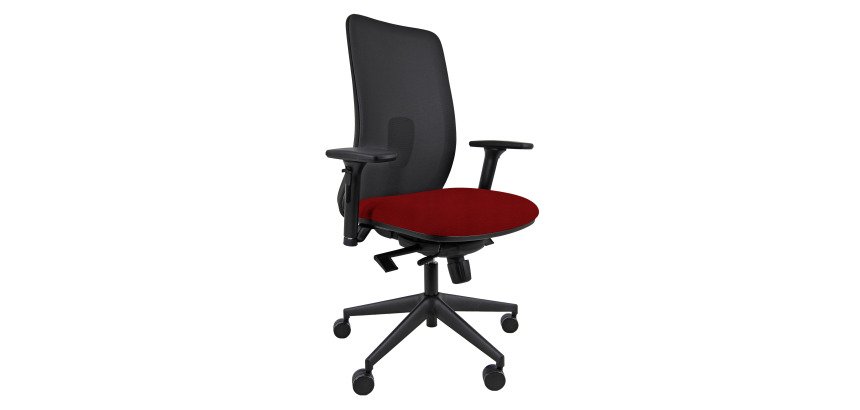 Sedia ergonomica Argo Unisit con schienale in rete nero