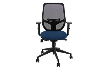 Sedia operativa Aria Unisit con schienale in rete nero