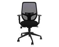 Sedia operativa Aria Unisit con schienale in rete nero