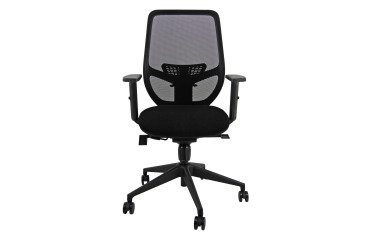 Sedia operativa Aria Unisit con schienale in rete nero