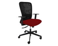 Sedia ergonomica Eris Unisit con schienale in rete nero