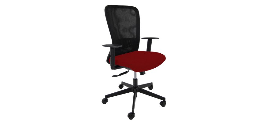 Sedia ergonomica Eris Unisit con schienale in rete nero