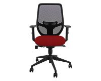 Sedia operativa Aria Unisit con schienale in rete nero