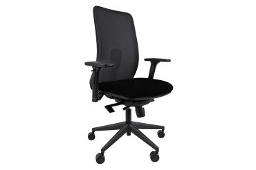 Sedia ergonomica Argo Unisit con schienale in rete nero