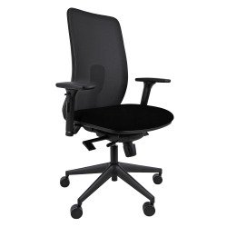 Sedia ergonomica Argo Unisit con schienale in rete nero