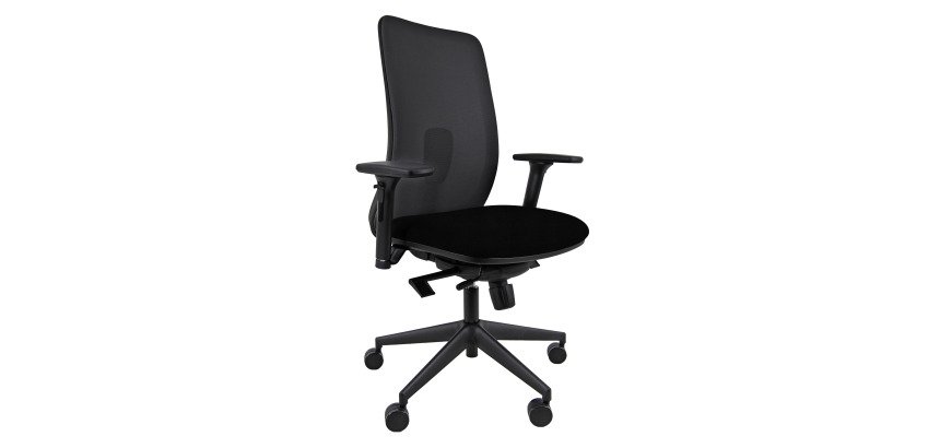 Sedia ergonomica Argo Unisit con schienale in rete nero