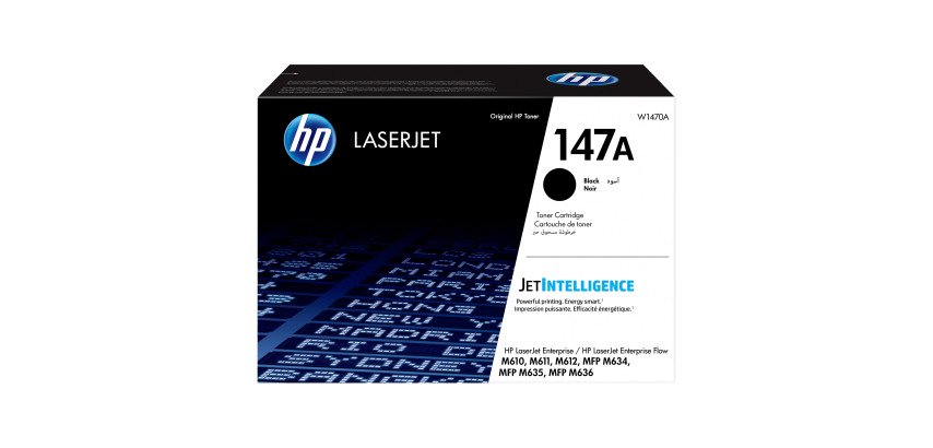 HP Toner noir 147A pour imprimante laser