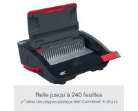 GBC CombBind® CB20 Manual Comb Binding Machine