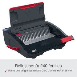 GBC CombBind® CB20 Manual Comb Binding Machine