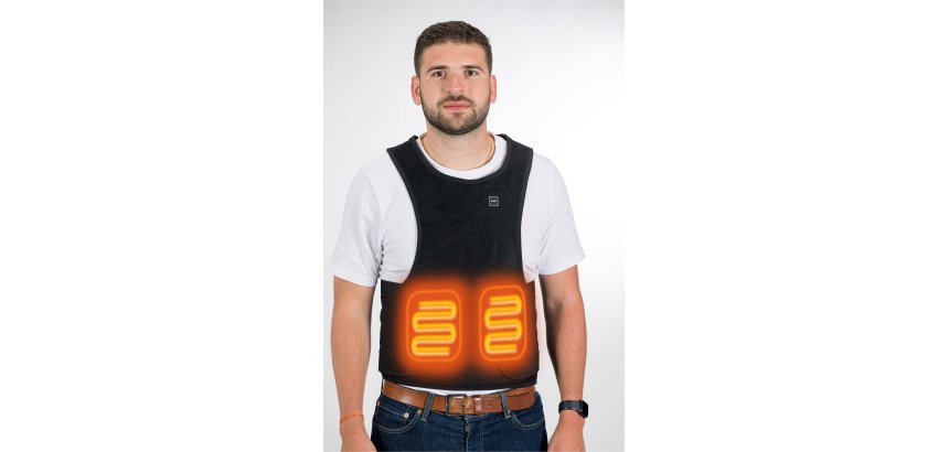 Gilet chauffant hiver ajustable avec batterie - PIP