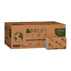 Asciugamano piegato V Simplify - 20 clip da 206 servizi